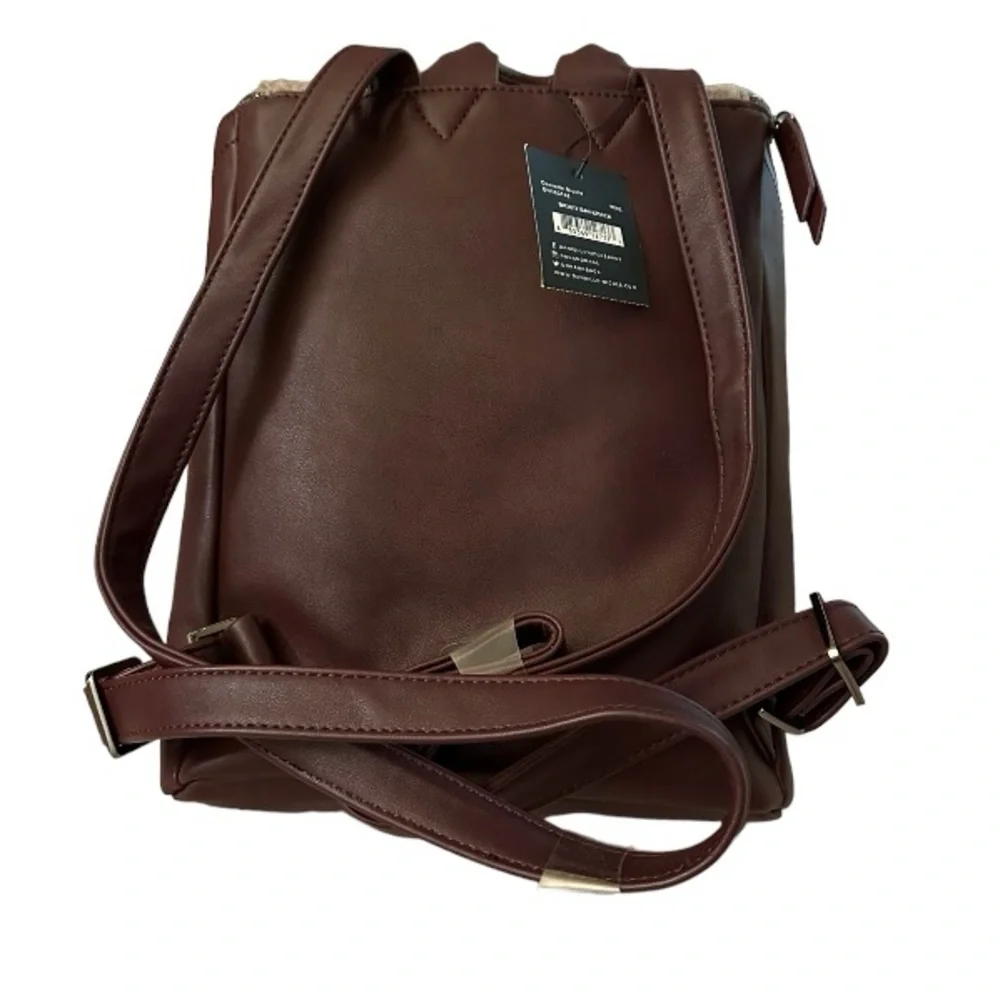 Danielle Nicole | Faux Leather/Wool Brigit Backpack | NWT - Picture 2 of 6